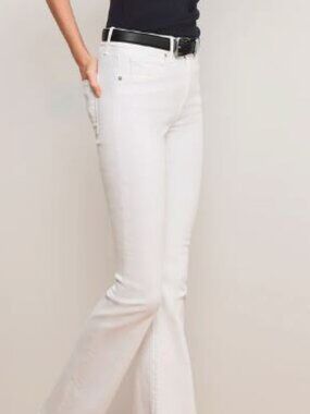 Veronica Beard Beverly Skinny Flare Jeans Sz 28 NWT 248 White